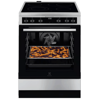 Electrolux Štednjak 4 staklokeramičke ringle, pećnica 73 lit., 60 cm, A - LKR66021MX