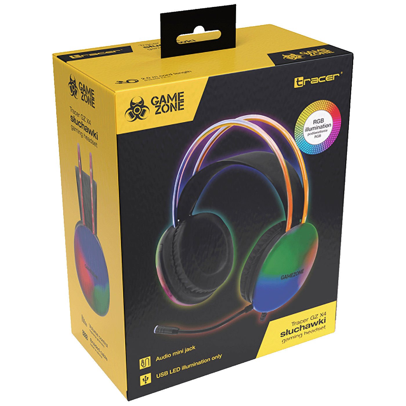 Tracer Slušalice sa mikrofonom, gaming, stereo, RGB - GAMEZONE GZ X4