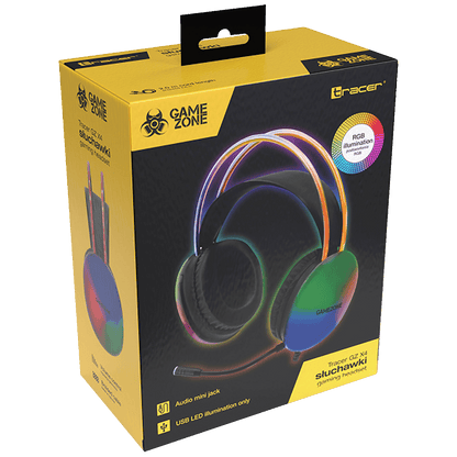 Tracer Slušalice sa mikrofonom, gaming, stereo, RGB - GAMEZONE GZ X4