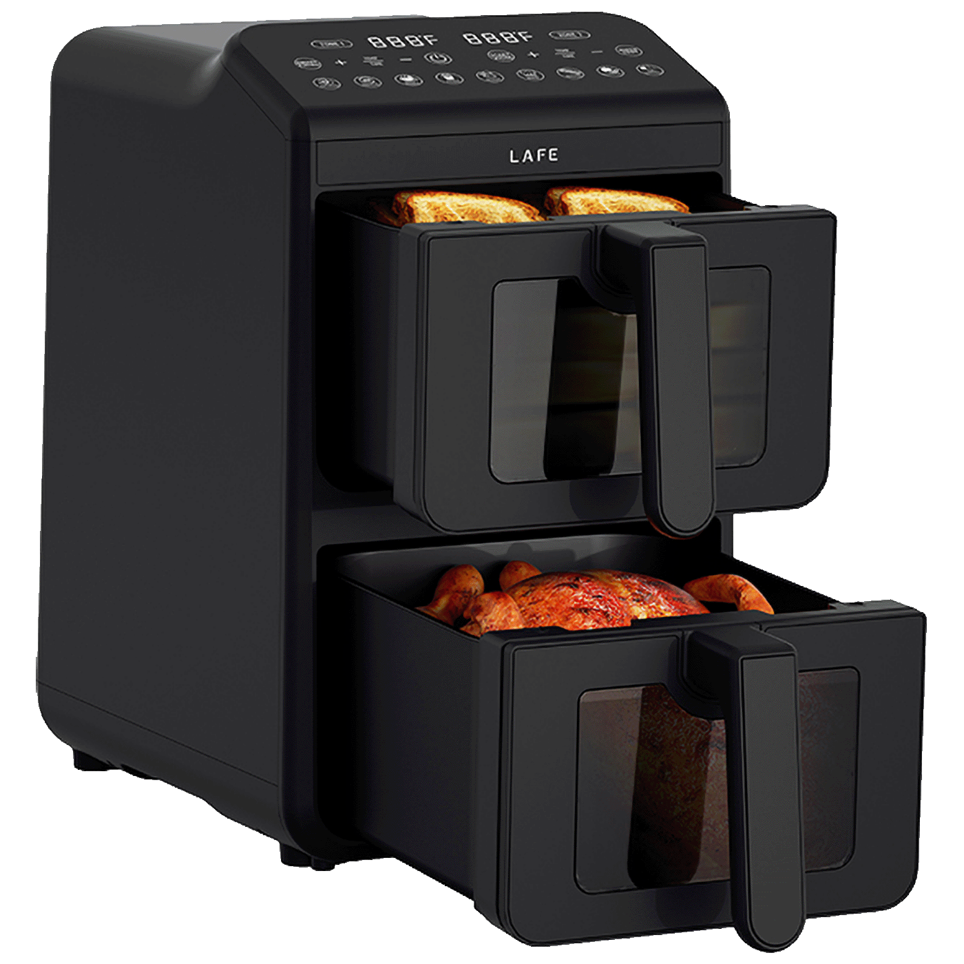 Lafe Friteza na vrući zrak, 2460W, Dual Zone, zapremina 10 lit. - Air Dual Fry 10 L