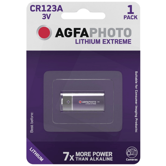 Agfa Baterija litijumska CR123A, 3V, blister 1 komad - CR123A B1