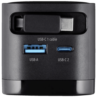 (Intenso) Punjač kučni sa type C kabelom, brzi, 1xUSB-A, 1xUCB-C, 65W - Power Adapter W65ACIC GaN Black
