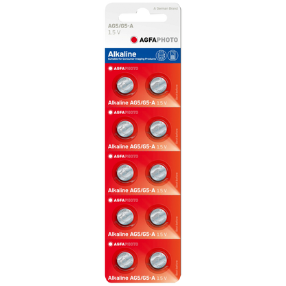 Agfa Baterija alkalna LR66/AG5, 1,5V dugmasta, blister 10 kom. - AF AG5