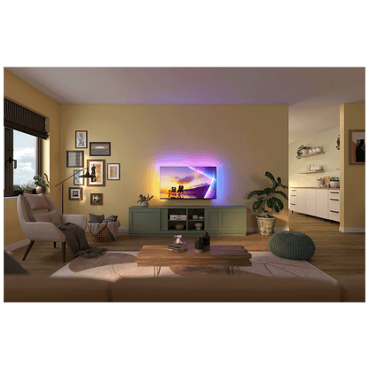 Philips Televizor Smart QLED 4K UHD 50"@Titan OS, Ambilight - 50PUS8400/12