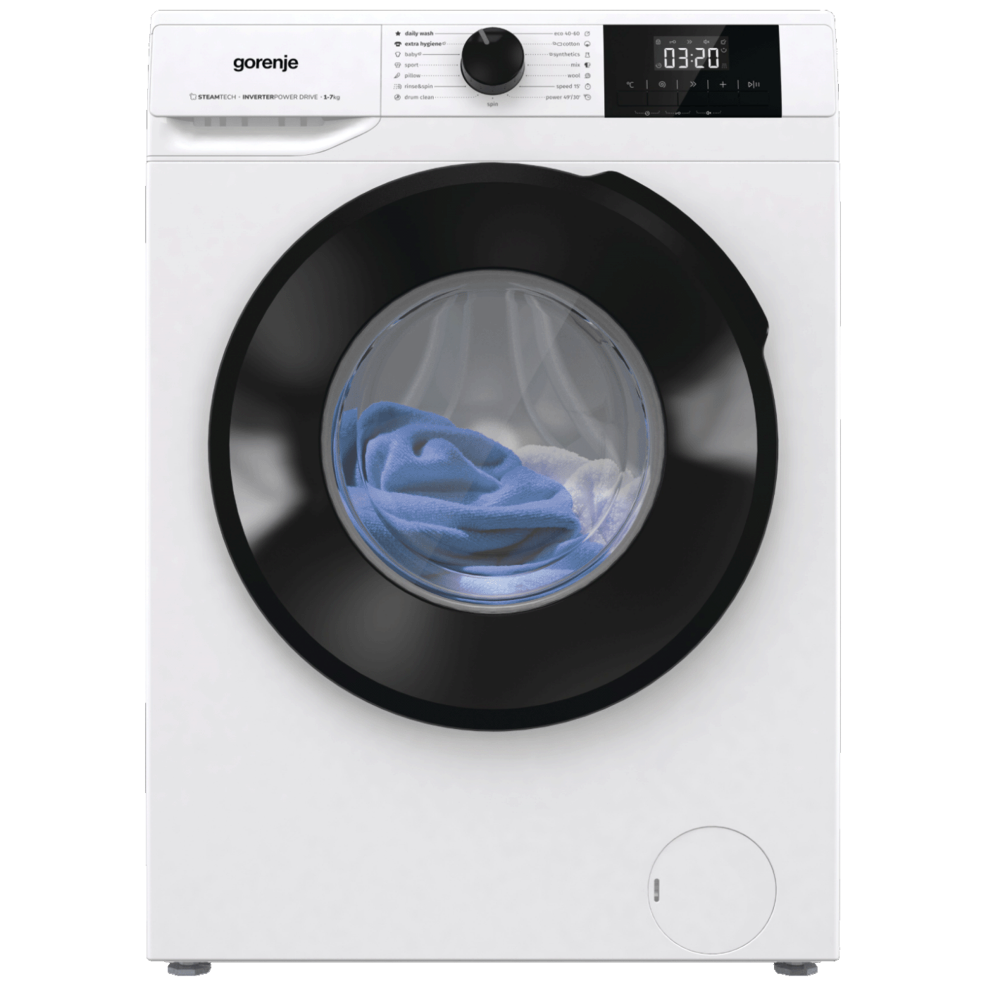 Gorenje Mašina za pranje veša 7 kg, 1200 obrtaja, SLIM, B - W1NGPI72SBS