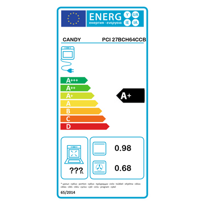 Candy Set ugradbena pećnica / ploča, A+ - 27BCH64CCB