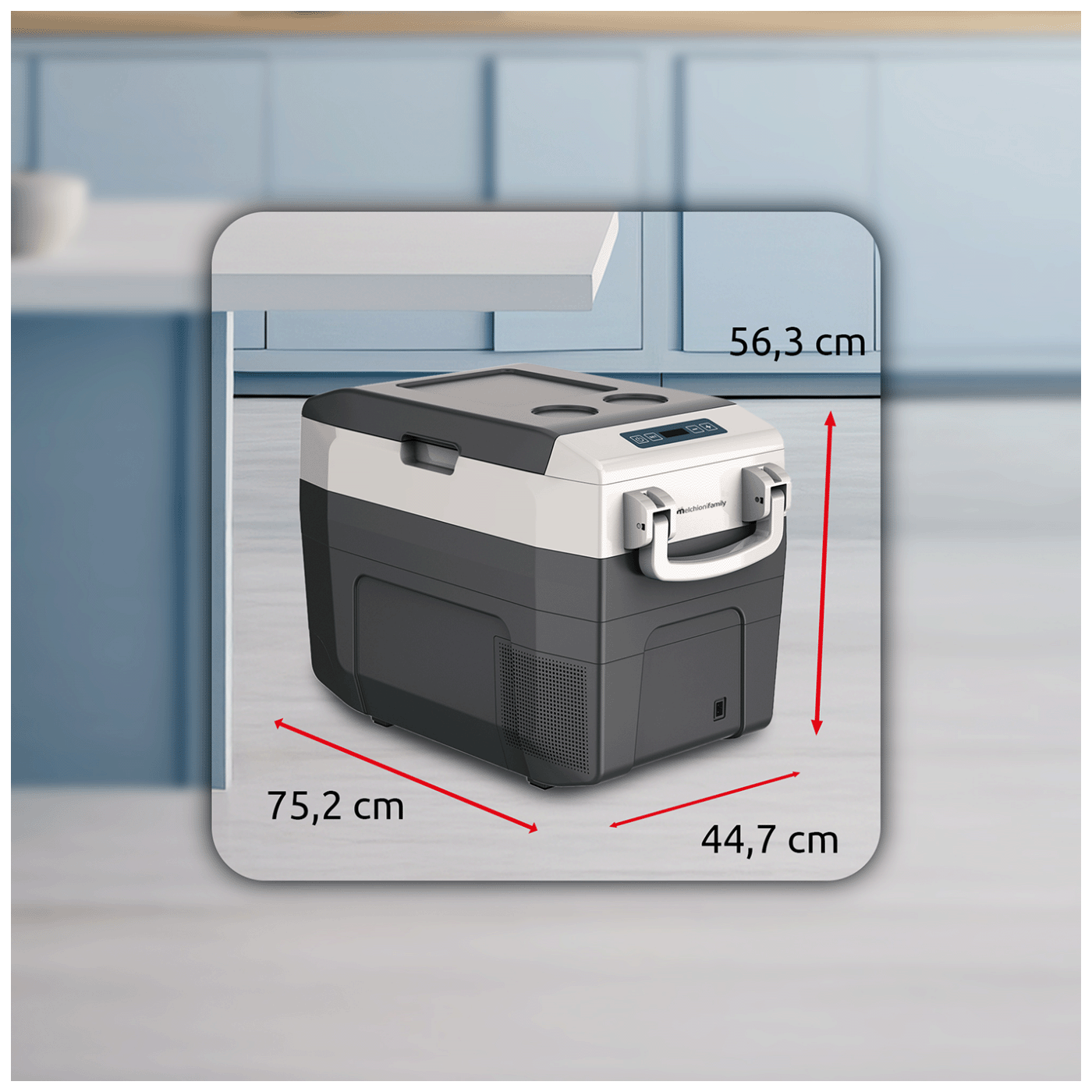 MELCHIONI family Frižider, prijenosni, kapacitet 37 lit., do -18 °C, 12V/220V - GLACIALE 40