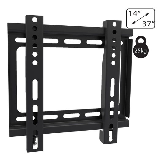 Amiko Nosač zidni za TV prijemnik 14" - 37", 25 kg, 1D - Wallmaster 14-37 FIX