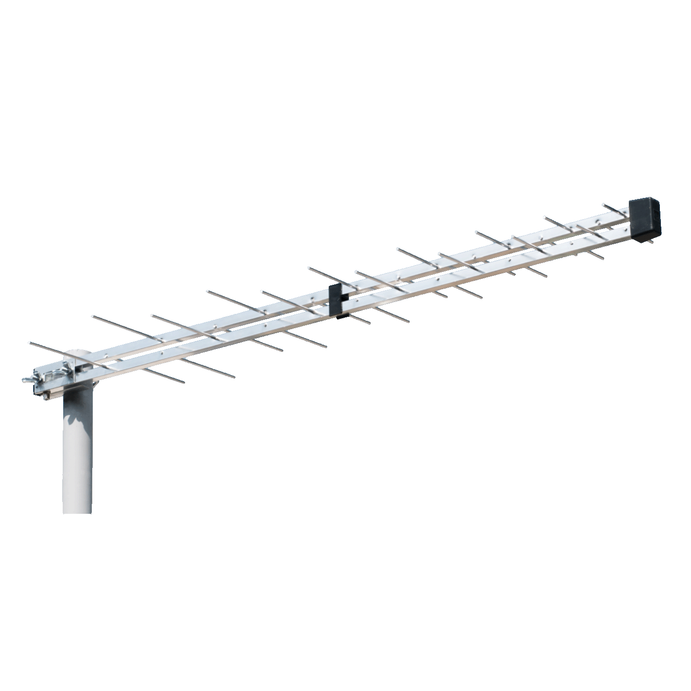 Iskra Antena Loga UHF sa pojačalom, 24,5 dB(i), RG6U 10 met. - P-2845 DTT/G SET