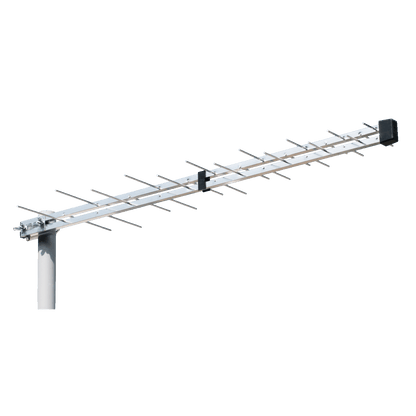 Iskra Antena Loga UHF sa pojačalom, 24,5 dB(i), RG6U 10 met. - P-2845 DTT/G SET