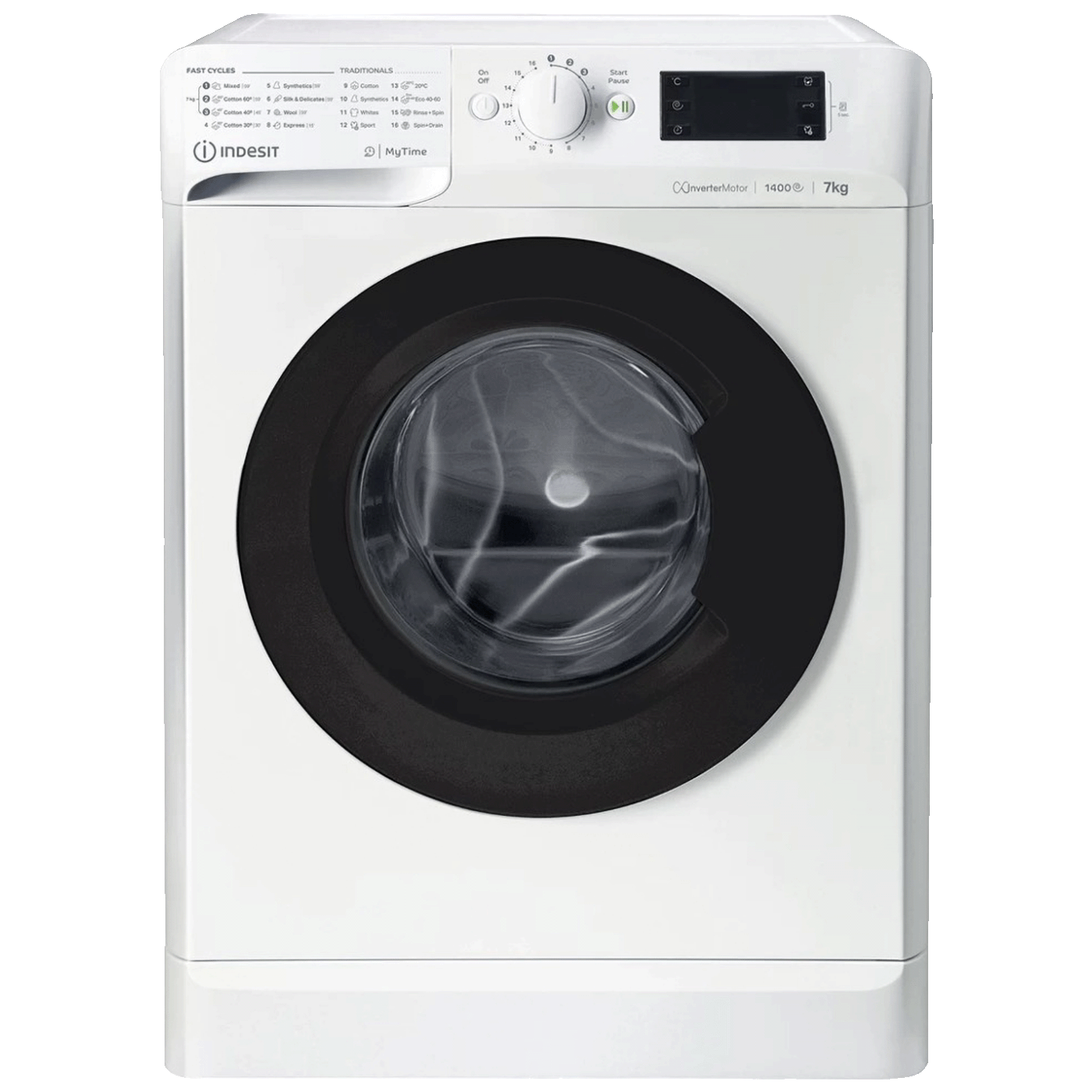 Indesit Mašina za veš, 1400 obrtaja, 7kg veša, C - MTWE 71484 WK EE