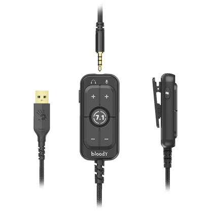 Bloody Slušalice sa mikrofonom, gaming, 7.1, USB/3.5 mm - A4-M590i LIME