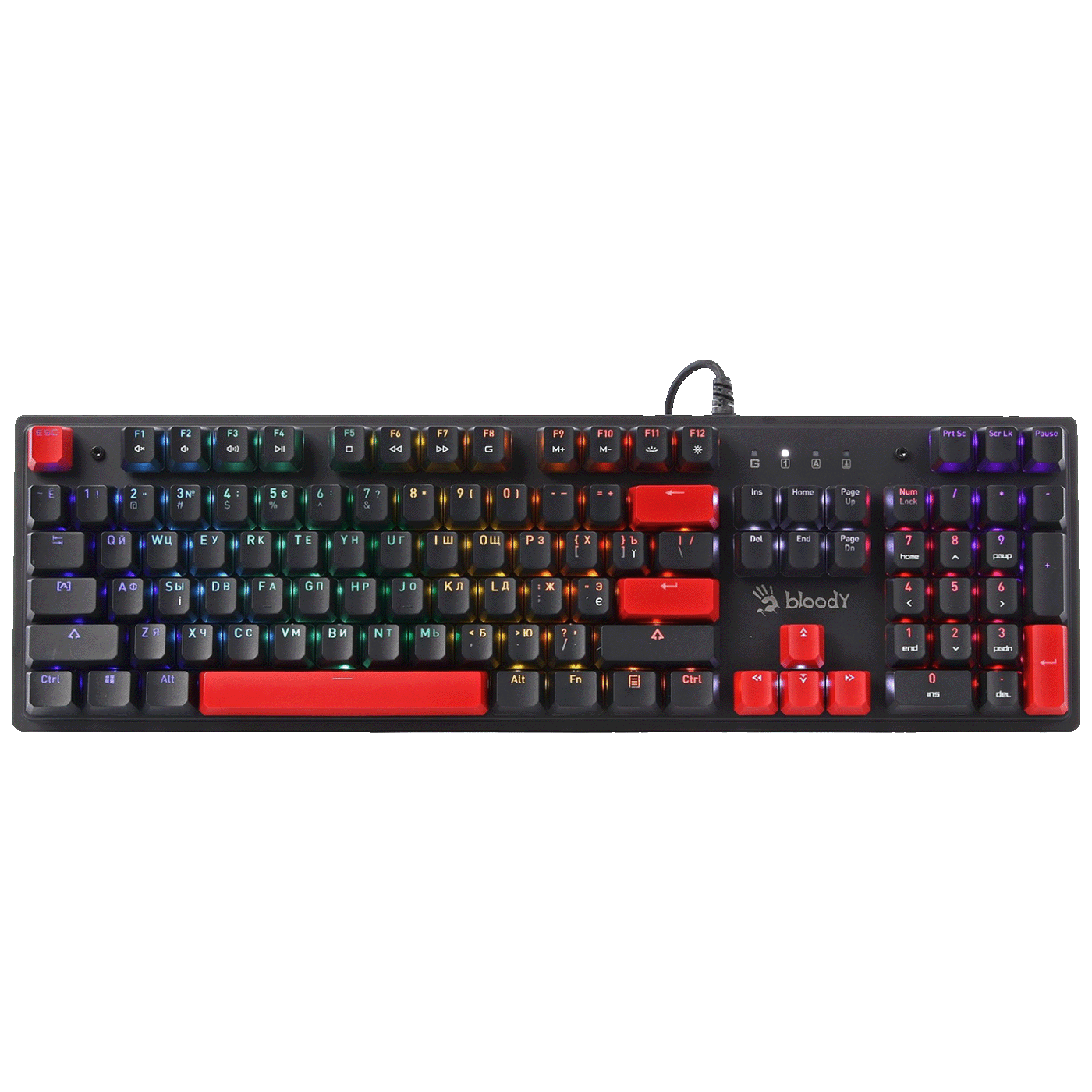 Bloody Tastatura sa RGB osvjetljenjem, gaming, mehanička - A4-S525N