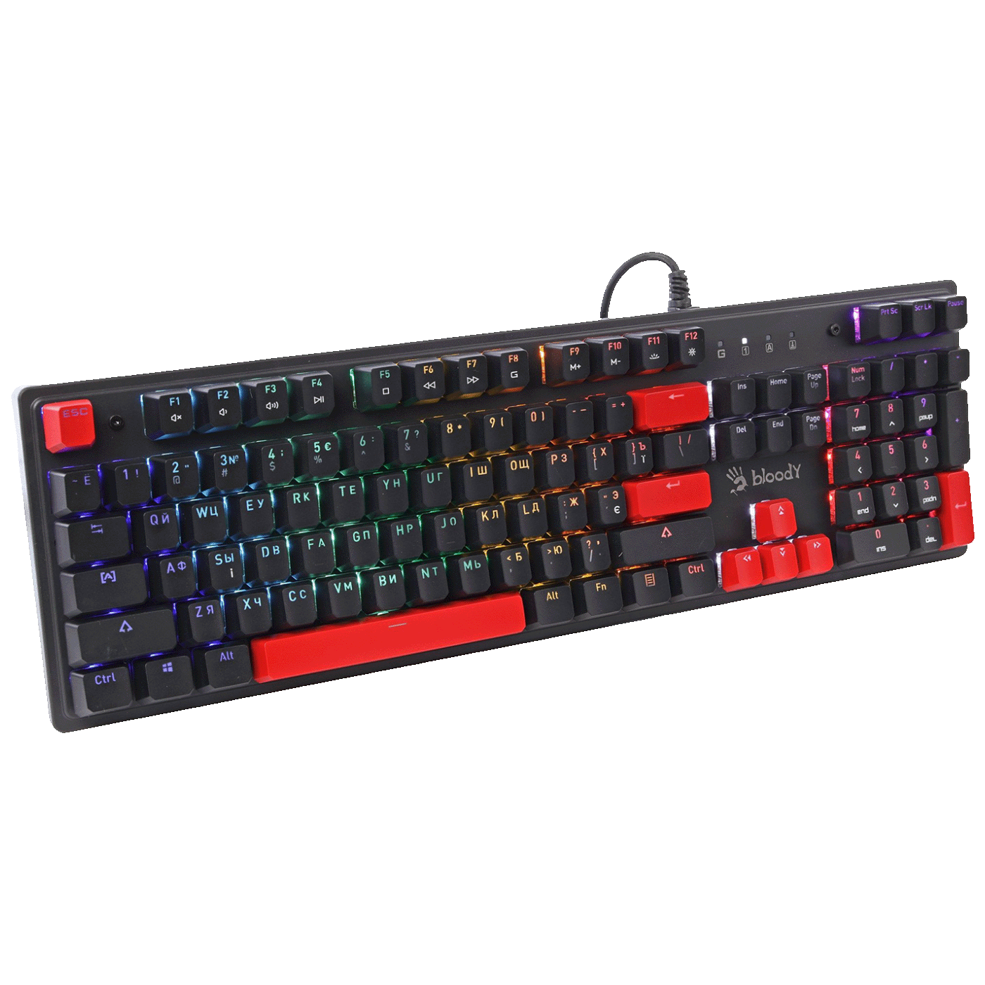 Bloody Tastatura sa RGB osvjetljenjem, gaming, mehanička - A4-S525N