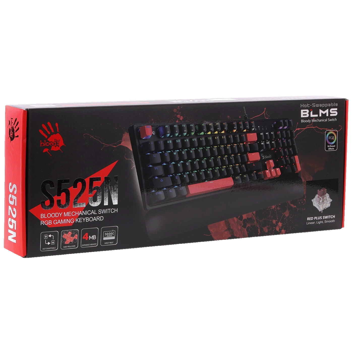 Bloody Tastatura sa RGB osvjetljenjem, gaming, mehanička - A4-S525N