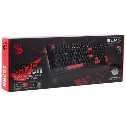 Bloody Tastatura sa RGB osvjetljenjem, gaming, mehanička - A4-S525N