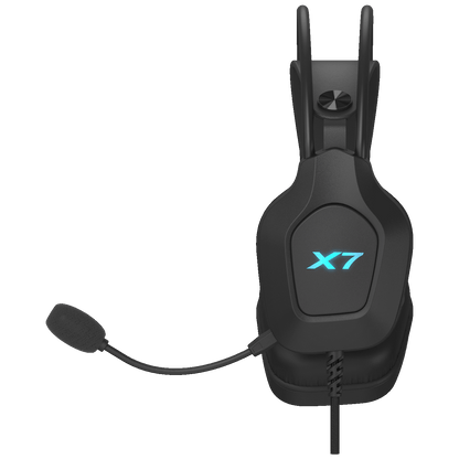 A4Tech Slušalice sa mikrofonom, gaming, USB, LED - A4-XH-200 X7 Black