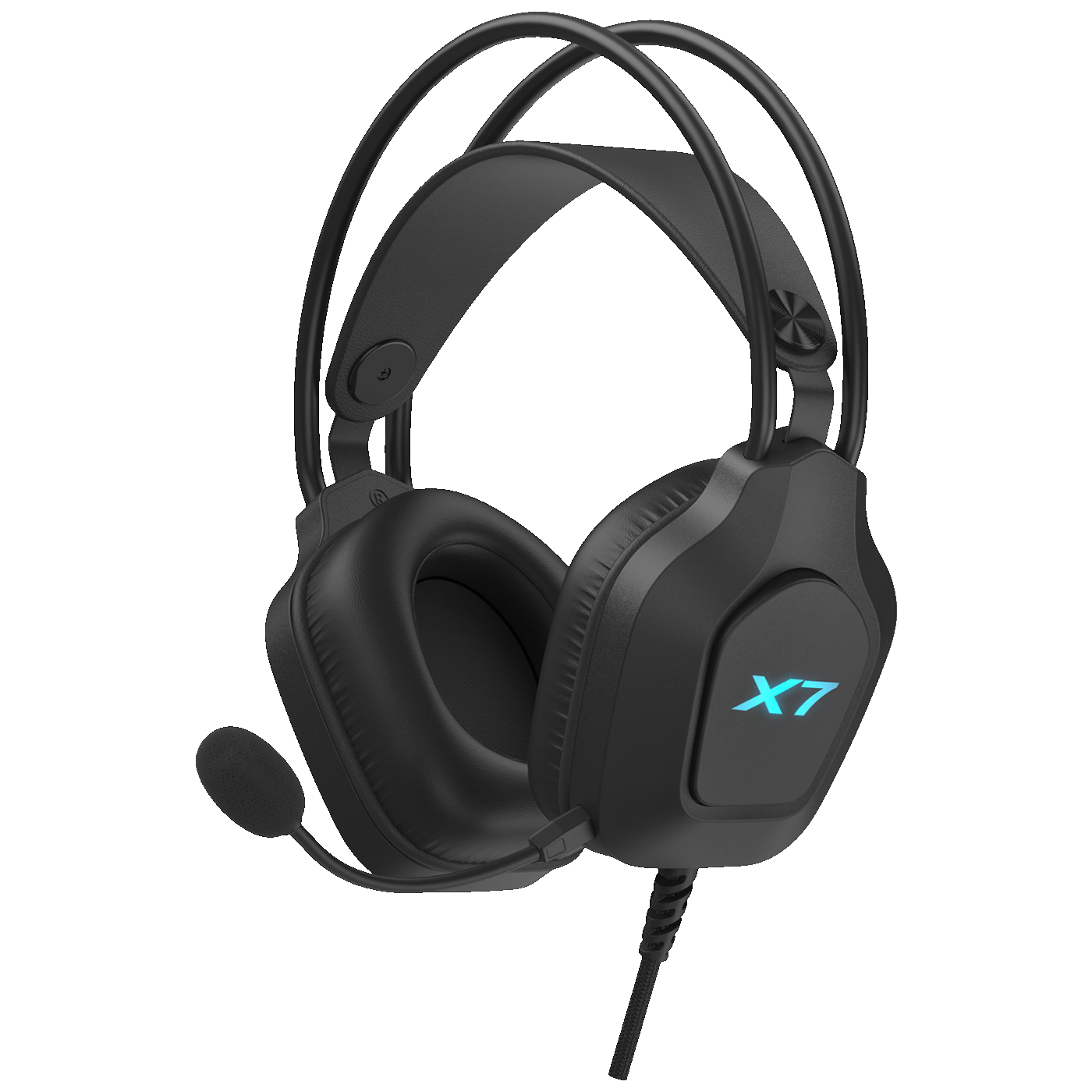 A4Tech Slušalice sa mikrofonom, gaming, USB, LED - A4-XH-200 X7 Black
