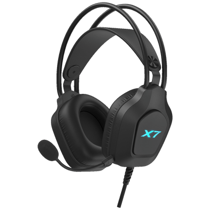A4Tech Slušalice sa mikrofonom, gaming, USB, LED - A4-XH-200 X7 Black