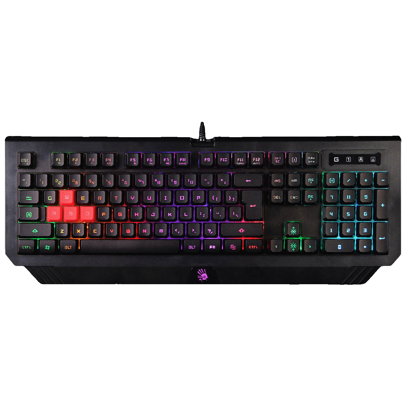 Bloody Tastatura sa pozadinskim Neon osvjetljenjem, gaming, USB - A4-B120N