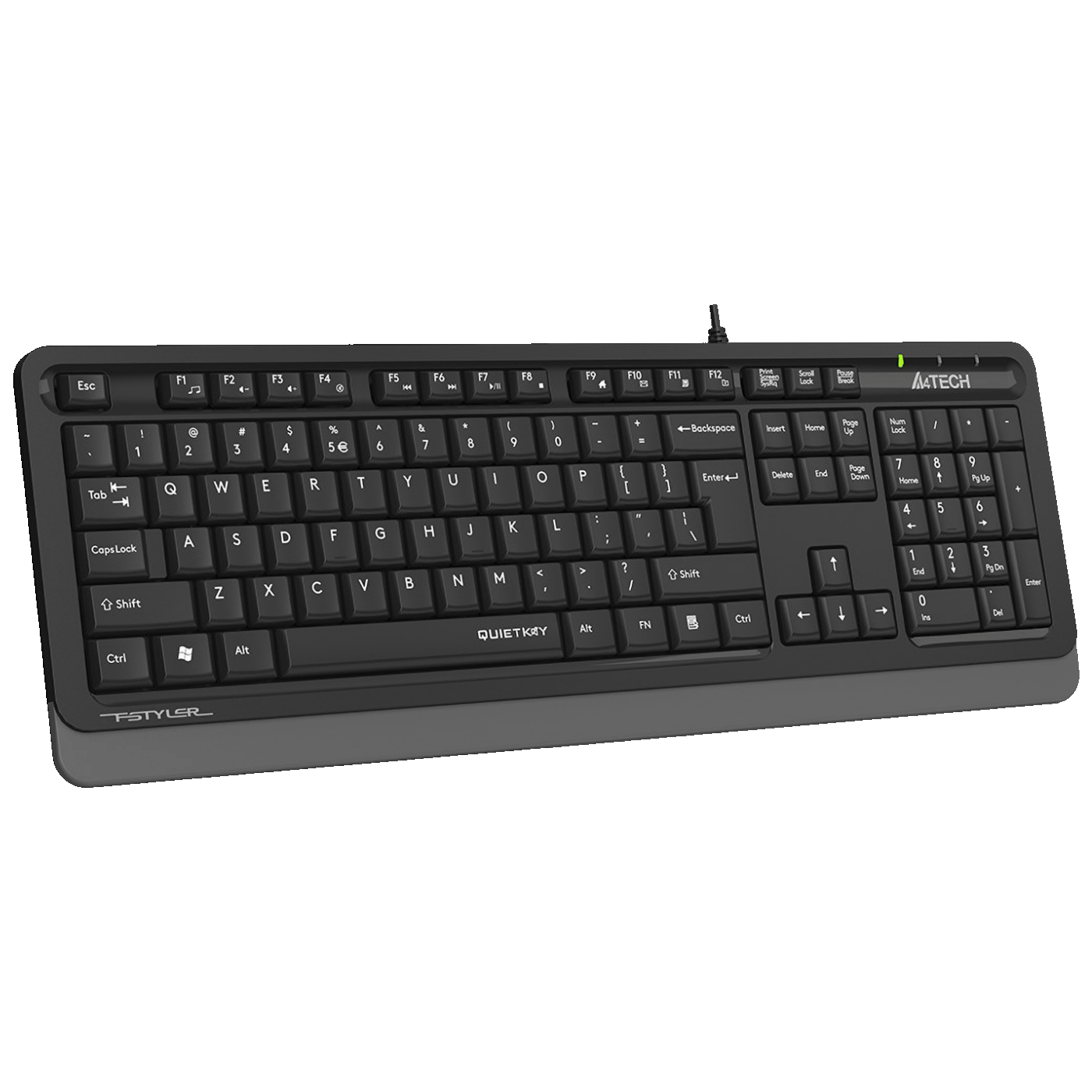 A4Tech Tastatura multimedijalna, USB, vodootporna - A4-FK10 US GREY
