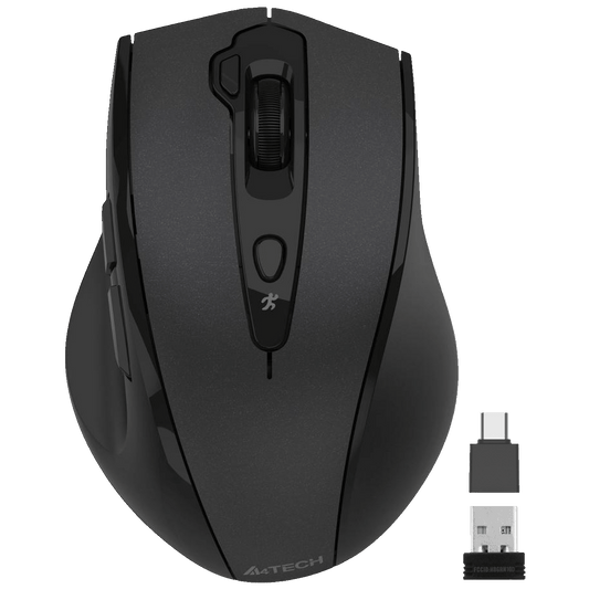 A4Tech Bežični miš optički, 2000 dpi,  USB nano prijemnik + USB-C - A4-G7-810 AIR2
