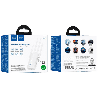 hoco. Wireless-N Extender-Access Point, 300Mbps - HI35 WiFi4 Repeater