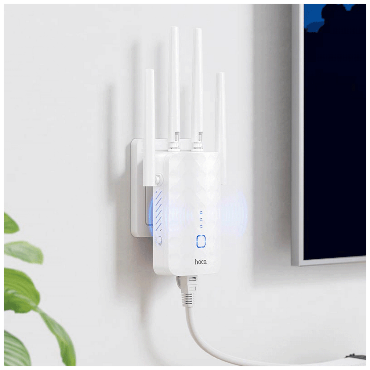 hoco. Wireless-N Extender-Access Point, 300Mbps - HI35 WiFi4 Repeater