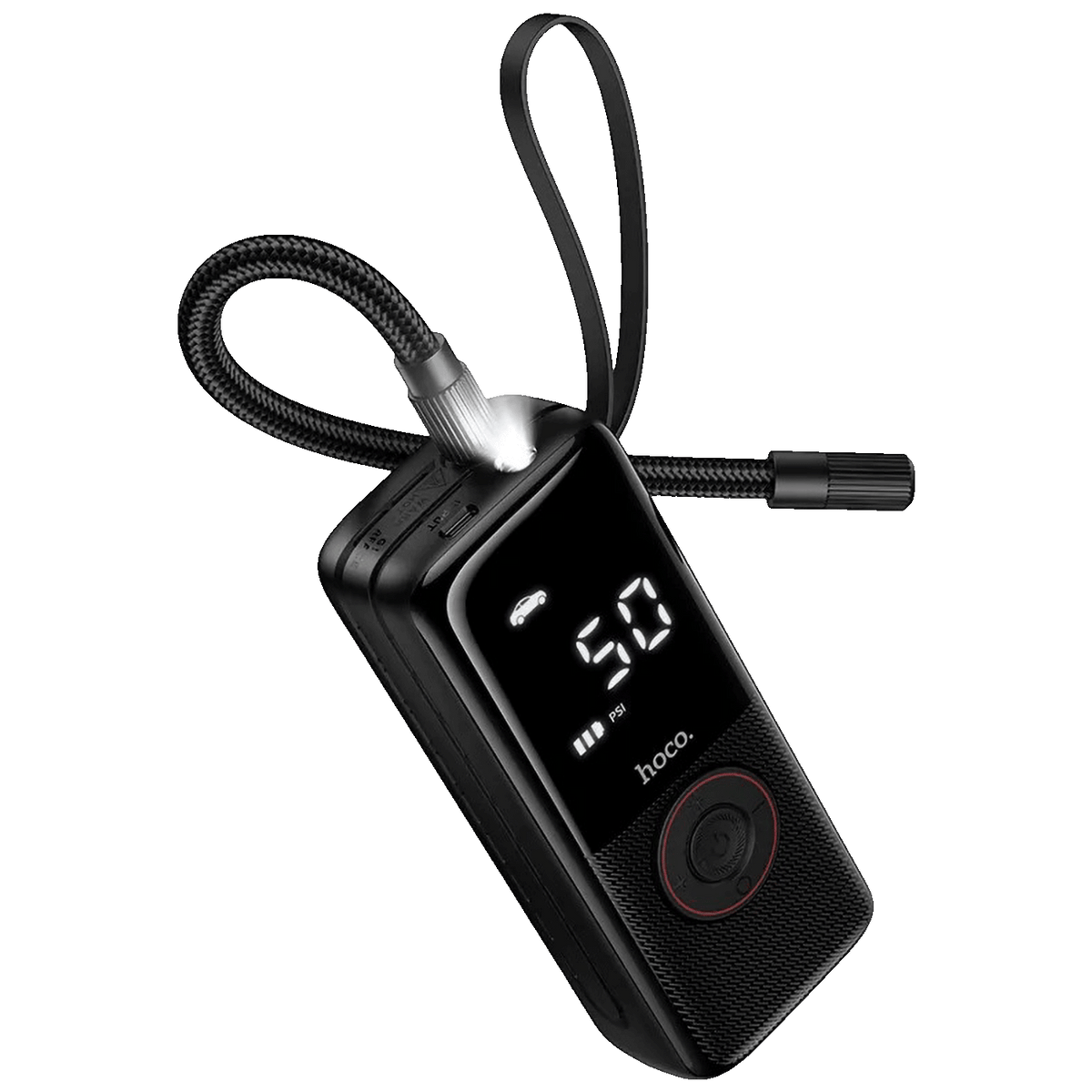 hoco memory Kompresor, pametni, sa svjetlom, 3 bar, 4000 mAh - ZP18
