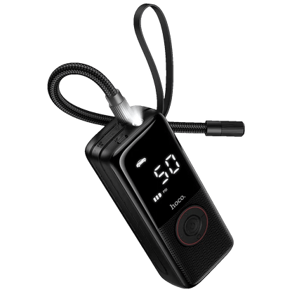 hoco memory Kompresor, pametni, sa svjetlom, 3 bar, 4000 mAh - ZP18