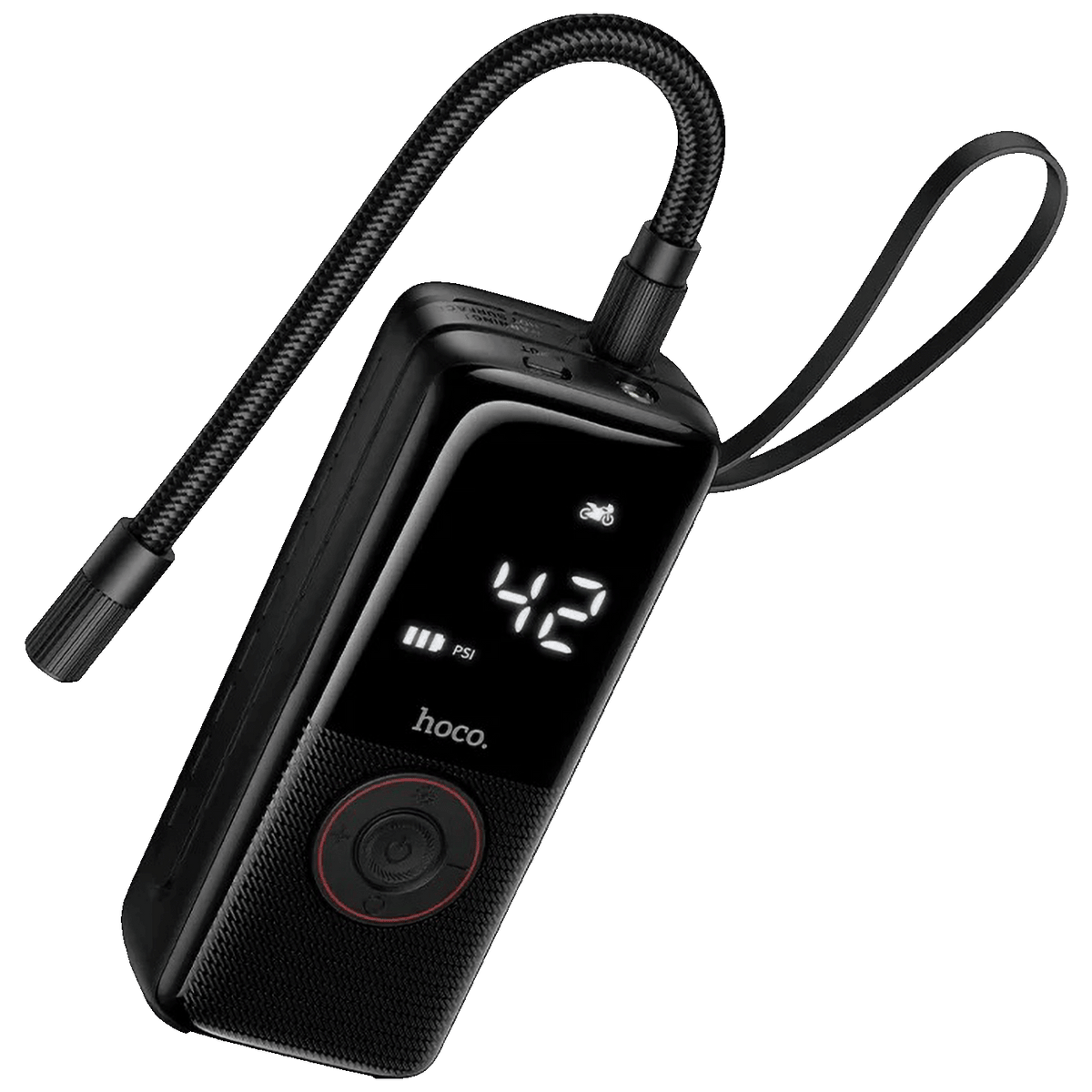 hoco memory Kompresor, pametni, sa svjetlom, 3 bar, 4000 mAh - ZP18