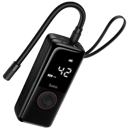 hoco memory Kompresor, pametni, sa svjetlom, 3 bar, 4000 mAh - ZP18