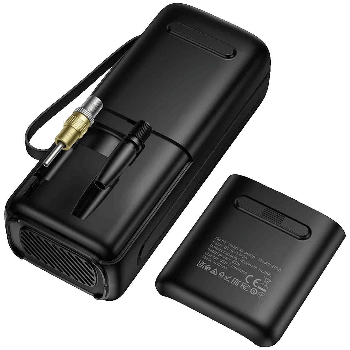 hoco memory Kompresor, pametni, sa svjetlom, 3 bar, 4000 mAh - ZP18