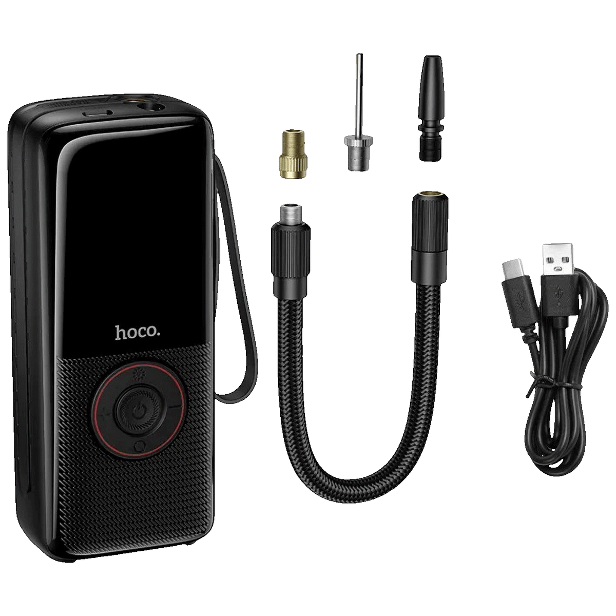 hoco memory Kompresor, pametni, sa svjetlom, 3 bar, 4000 mAh - ZP18