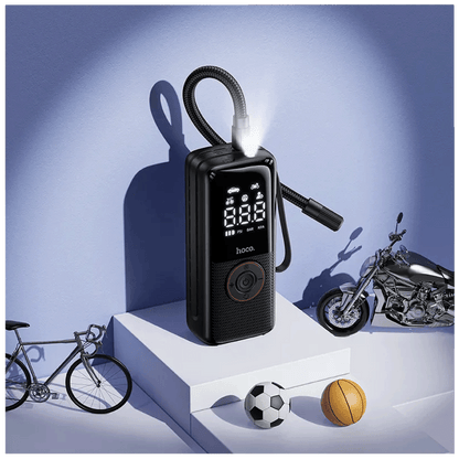hoco memory Kompresor, pametni, sa svjetlom, 3 bar, 4000 mAh - ZP18