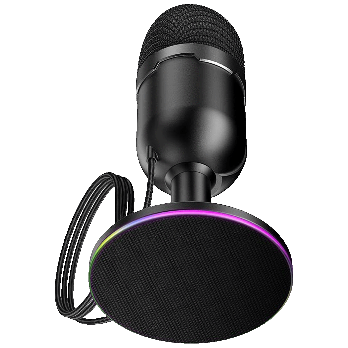 hoco. Mikrofon, stolni, RGB, USB - L25