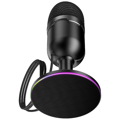 hoco. Mikrofon, stolni, RGB, USB - L25