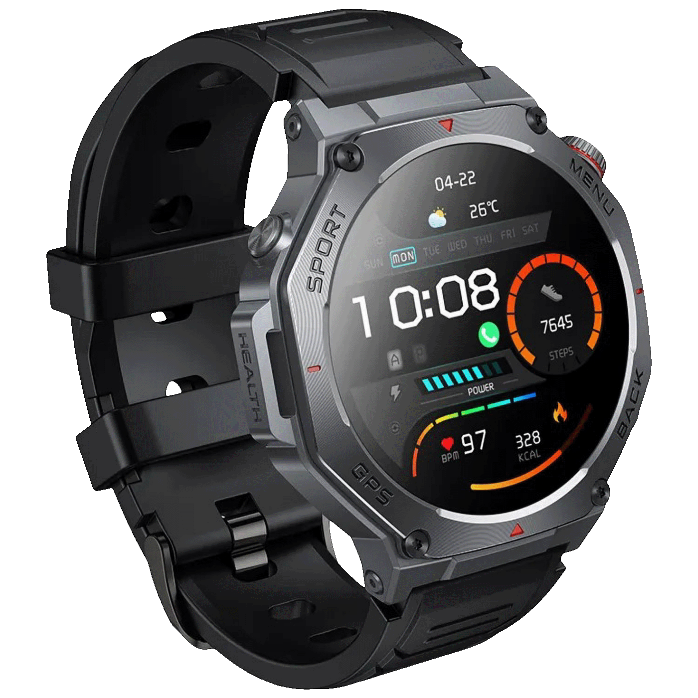 hoco. Pametni sat, 1.43" AMOLED, Bluetooth, GPS, 3ATM - Y37