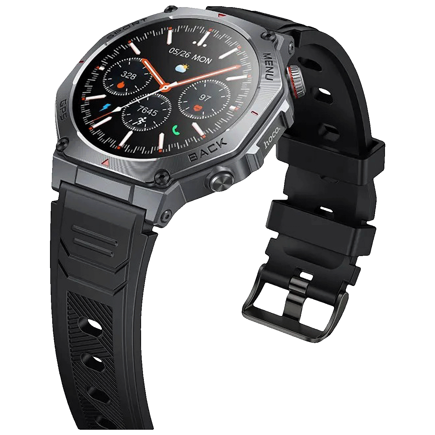 hoco. Pametni sat, 1.43" AMOLED, Bluetooth, GPS, 3ATM - Y37