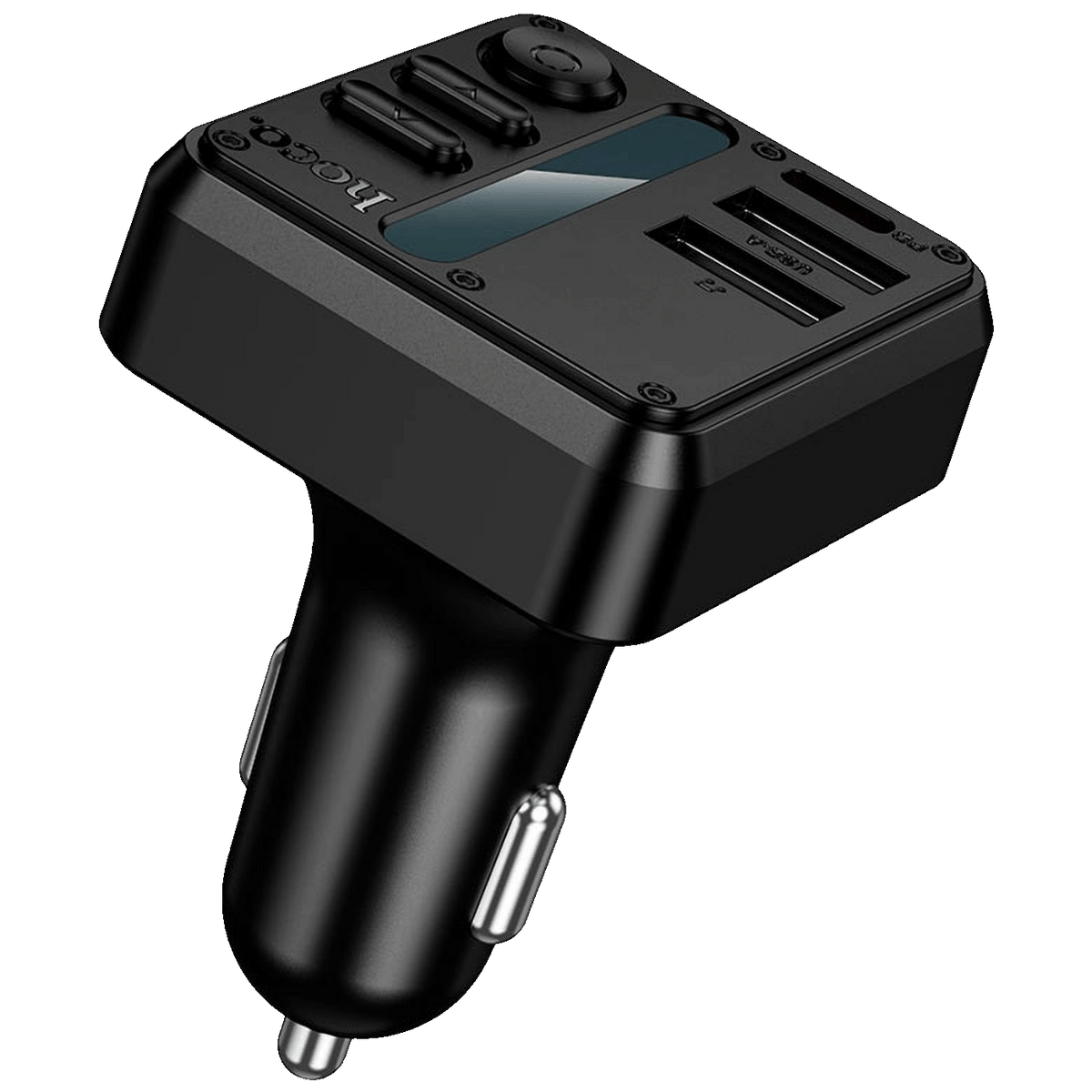 hoco. FM modulator, Bluetooth, 12V/24V, 2xUSB-A, 1xUSB-C, PD/QC - E89