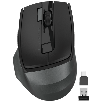 A4Tech Bežični miš, optički, 2000 dpi, USB nano prijemnik + USB-C - A4-FG45CS AIR2