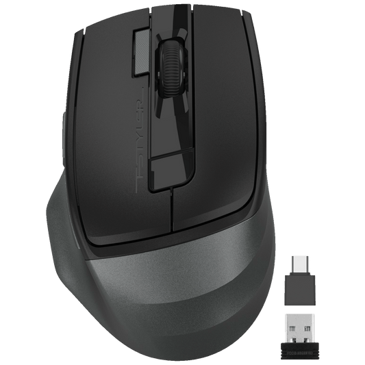 A4Tech Bežični miš, optički, 2000 dpi, USB nano prijemnik + USB-C - A4-FG45CS AIR2