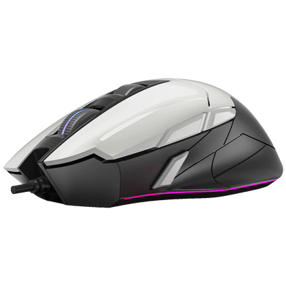 Bloody Miš optički, gaming, 10.000 dpi, RGB, USB - A4-W70 MAX PANDA WHITE