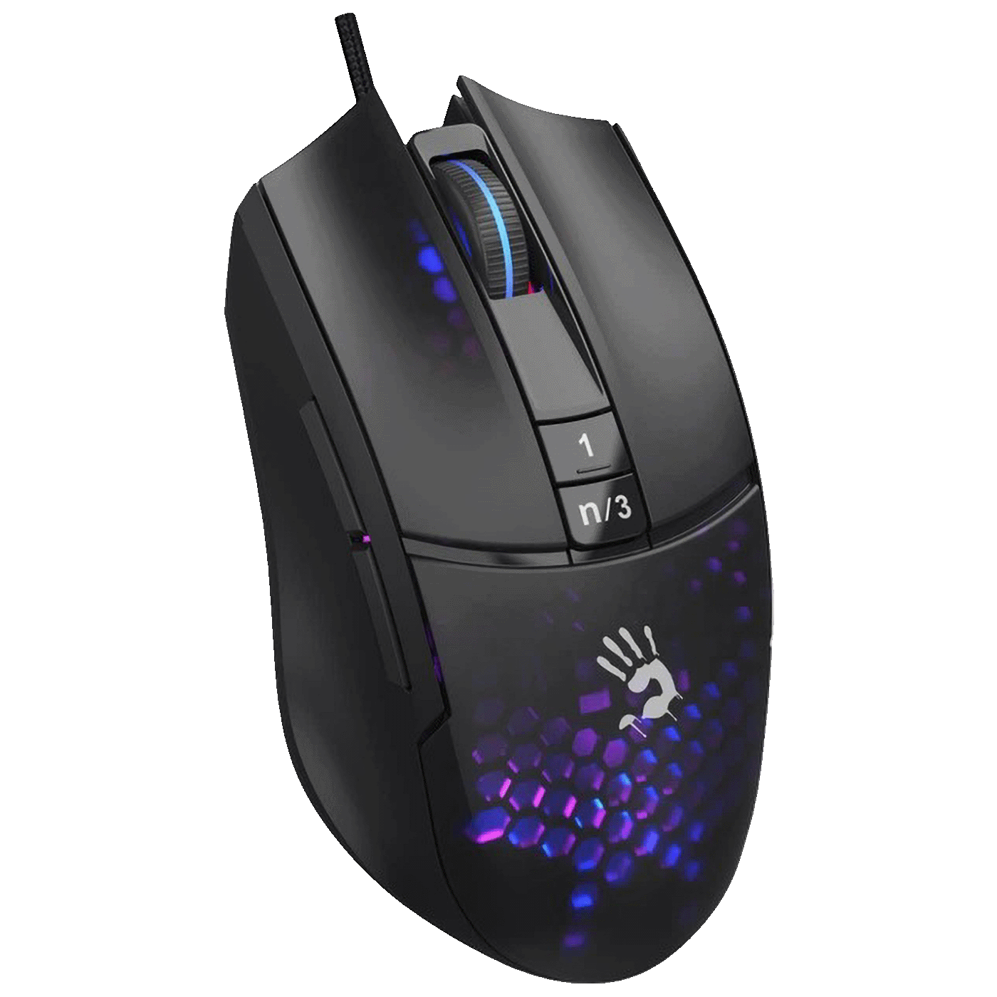 Bloody Miš optički, gaming, 2000 dpi, RGB, USB - A4-L65 MAX
