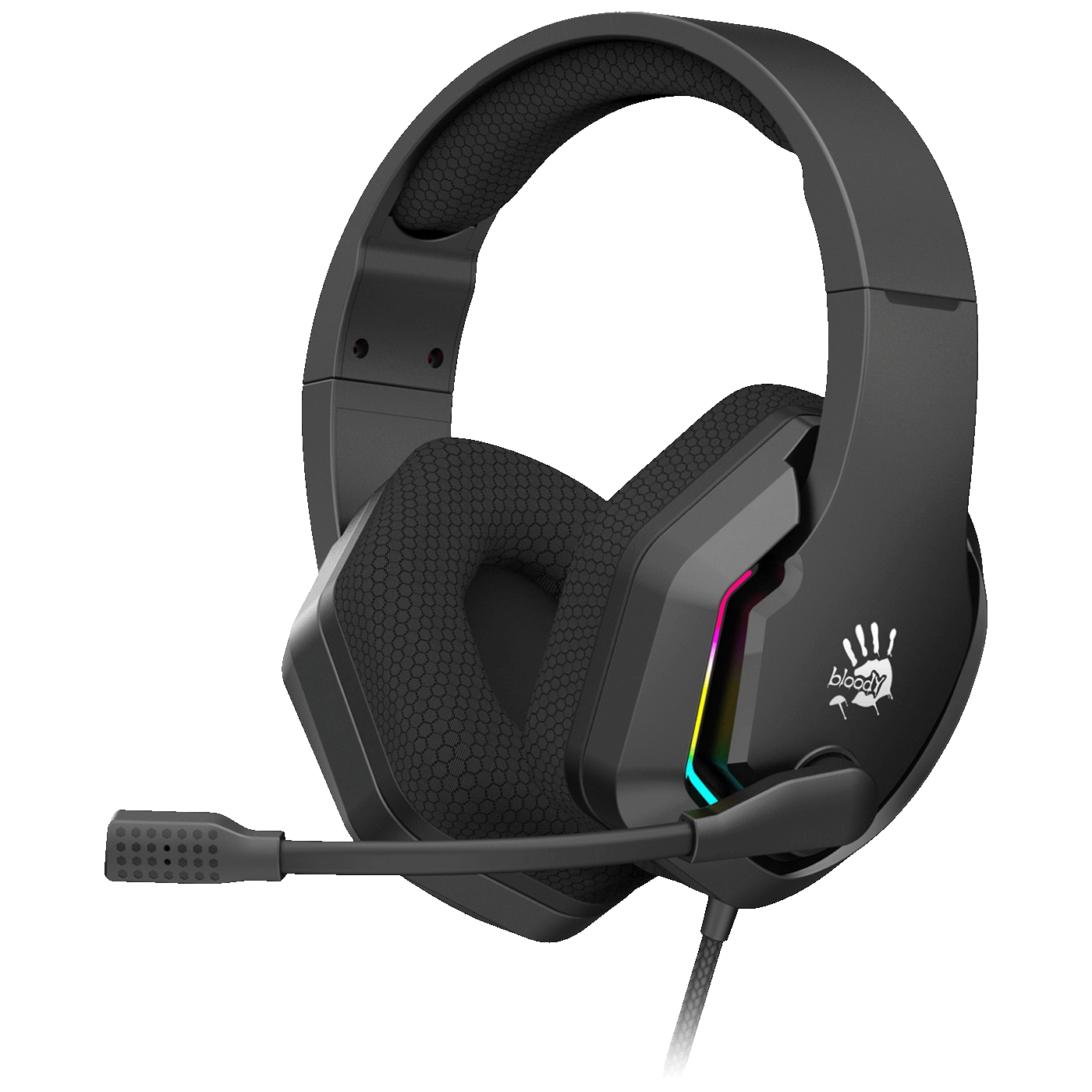 Bloody Slušalice sa mikrofonom, gaming, RGB, 3.5 mm - A4-G260P BLACK