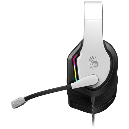 Bloody Slušalice sa mikrofonom, gaming, RGB, 3.5 mm - A4-G260P WHITE