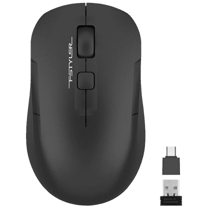 A4Tech Bežični miš, Desk + Air, 1200 dpi, USB nano prijemnik - A4-FG16C Air BLACK Fstyler