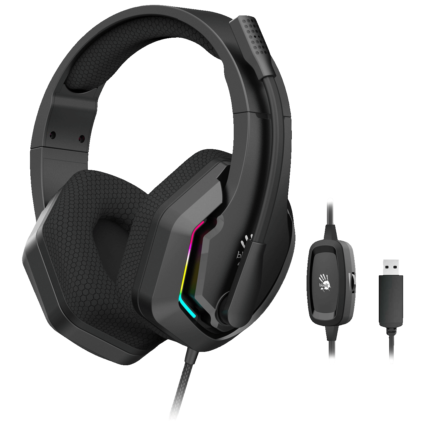 Bloody Slušalice sa mikrofonom, gaming, 7.1, RGB, USB - A4-G260