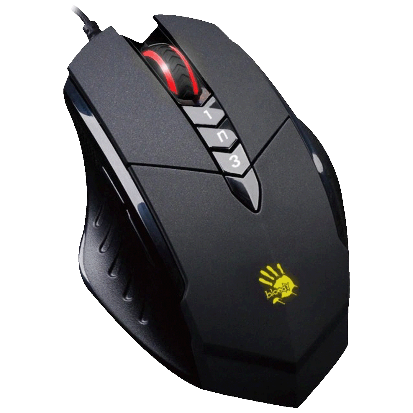 Bloody Miš optički, gaming, 3200, USB - A4-V7M Multi-Core Gun3
