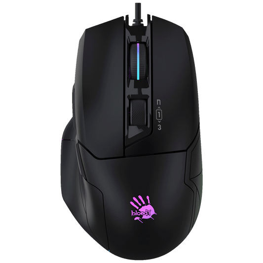 Bloody Miš optički, gaming, 10.000 dpi, RGB, USB - A4-W70 MAX Stone Black